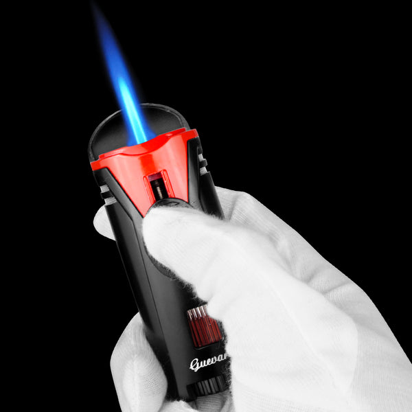 Single Flame Strong Windproof Cigar Holder Cigar Lighter