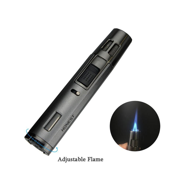 HONEST  2 Jet Torch Flame Butane Refillbale Windproof Lighter
