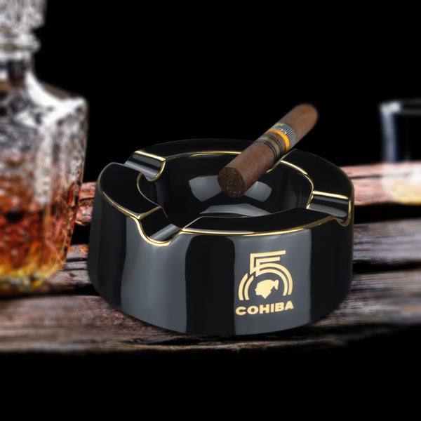 Cohiba Cigar Ashtray Big Ashtrays for 8" Round Cigarettes Large Rest Outdoor