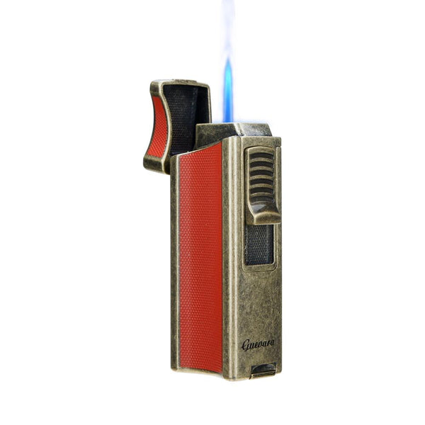 Guevara Metal Cigar Cigarette Tobacco Refillable With Punch Lighter