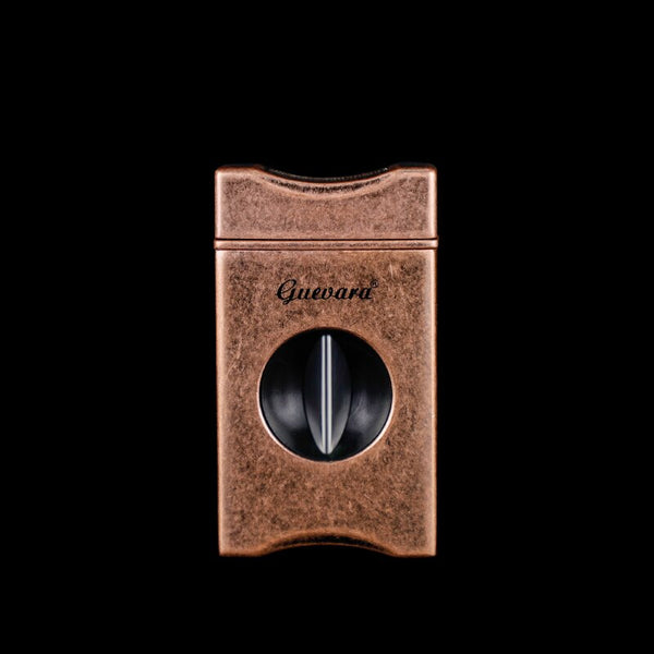 GUEVARA Cutter Portable Zinc Alloy 3 In 1 V-Cut Cigar Cutter Guillotine Sharp Cigar Puncher Smoking Accessories with Gifts Box