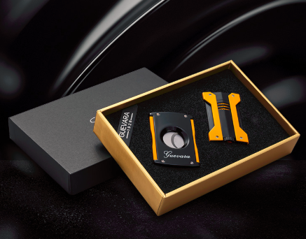 cigar cutter and lighter set