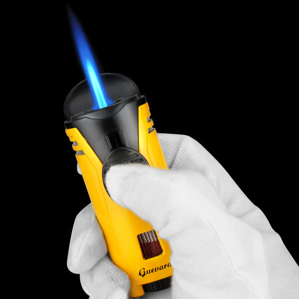 Single Flame Strong Windproof Cigar Holder Cigar Lighter